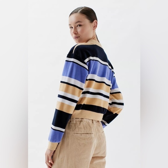 OBEY Curious Eyes Polo Top, Blue, Medium, NWT - Picture 3 of 4